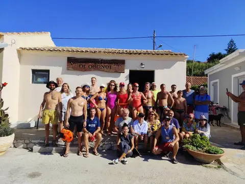 Supporting the Swim Il Salento Team at the Open Water Swimming Race